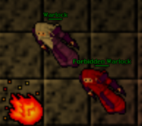 Warlock i jego odrodzona wersja -> Forbidden Warlock